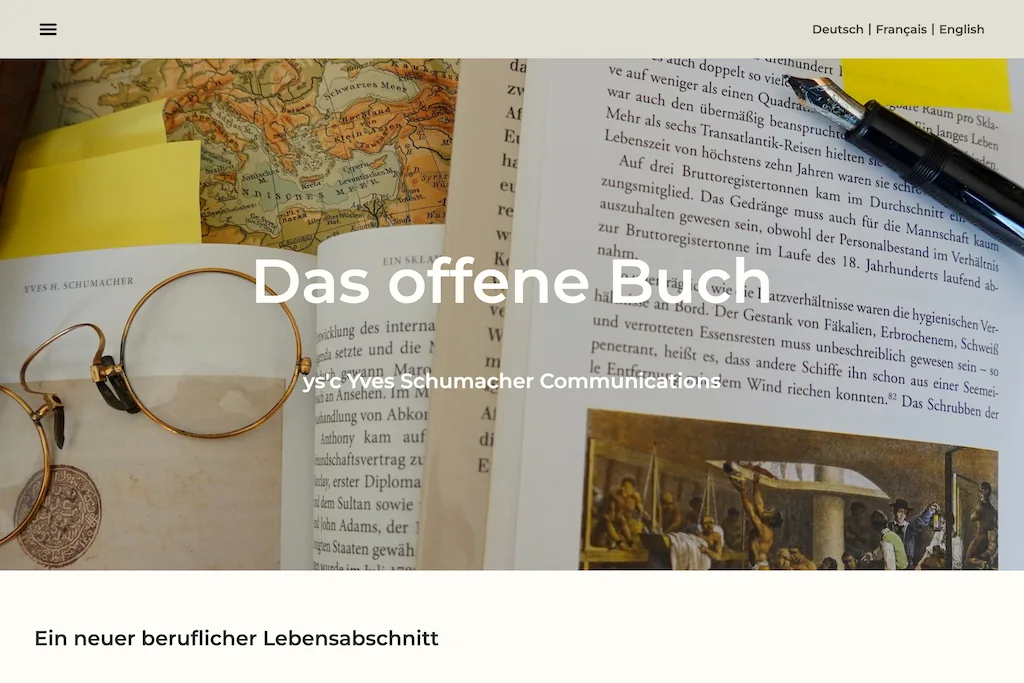 Webdesign Referenz YSC – Verein